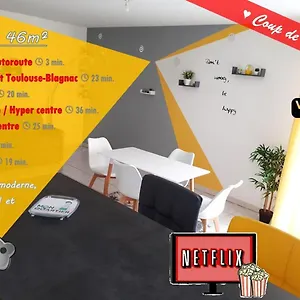  Appartement (-; Eldorado Saint-jacques Au Nord De Toulouse ;-)